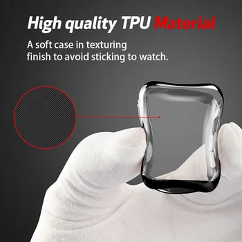 Силиконовый Защитный чехол TPU для Apple Watch Series 3 2 42 мм 38 мм для iWatch 3/2 Защитный чехол