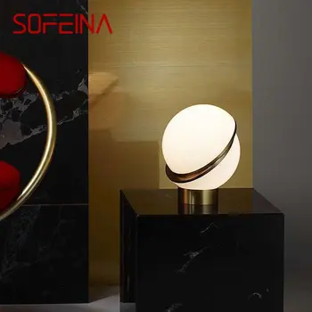 Современная настольная лампа SOFEINA Sphere LED Creative Devise Прикроватный светильник для дома, гостиной, спальни, кабинета
