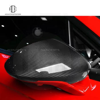 Сухая Крышка Зеркала Заднего Вида Из Углеродного Волокна Для Porsche Panamera 971 Аксессуары 2017 +