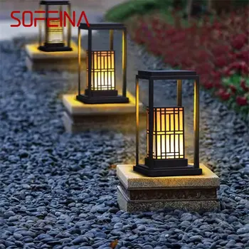 Уличная газонная лампа SOFEINA Китайское классическое светодиодное портативное освещение Водонепроницаемое IP65 для электричества Домашний Отель Вилла Садовый декор