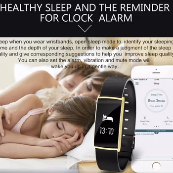 Умный браслет-браслет, пульсометр, часы для измерения артериального давления, фитнес-трекер, будильник, Шагомер, умный браслет для iphone 6 7