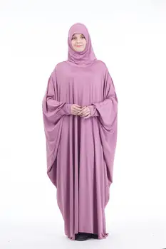 Формальная Мусульманская Молитвенная Одежда длинное Платье химар Женская Исламская Одежда С Капюшоном Дубай Турция Намаз Джуркен Абая Хиджаб джеллаба халат