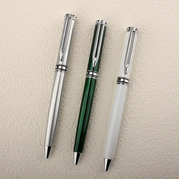 Шариковая ручка класса люкс металлического цвета 618 для школьного офиса со средним кончиком, новые канцелярские принадлежности, шариковая ручка