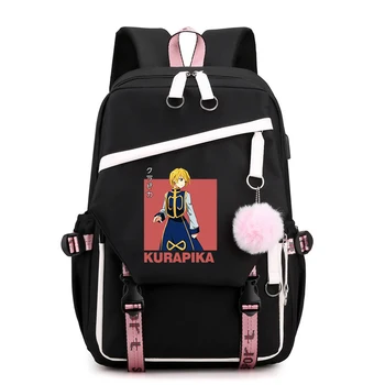 Школьная сумка Hunter X Hunter для девочек, рюкзаки в стиле аниме, школьные сумки Harajuku, рюкзак для ноутбука Unsiex для студентов колледжа 2023 года.
