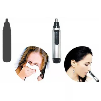 Электрическая машинка для стрижки волос в носу, триммер для чистки ушей и лица, удаление бритвы, бритье, триммер для носа, уход за лицом для мужчин и женщин